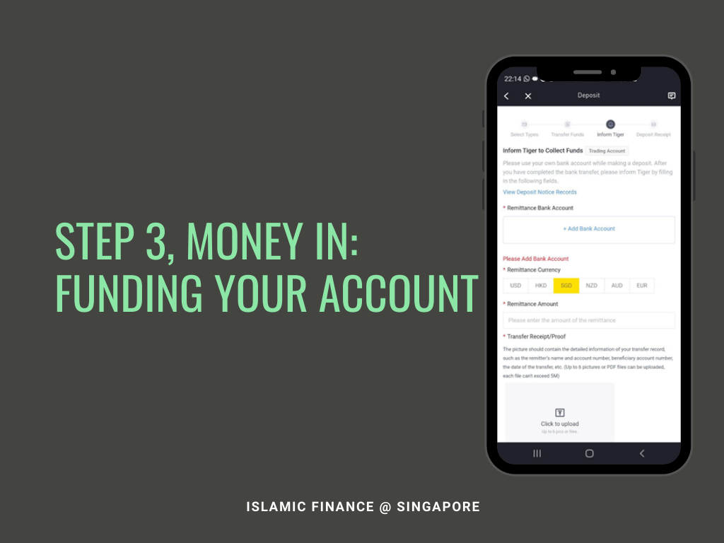 Step 3, Money in: Funding Your Account