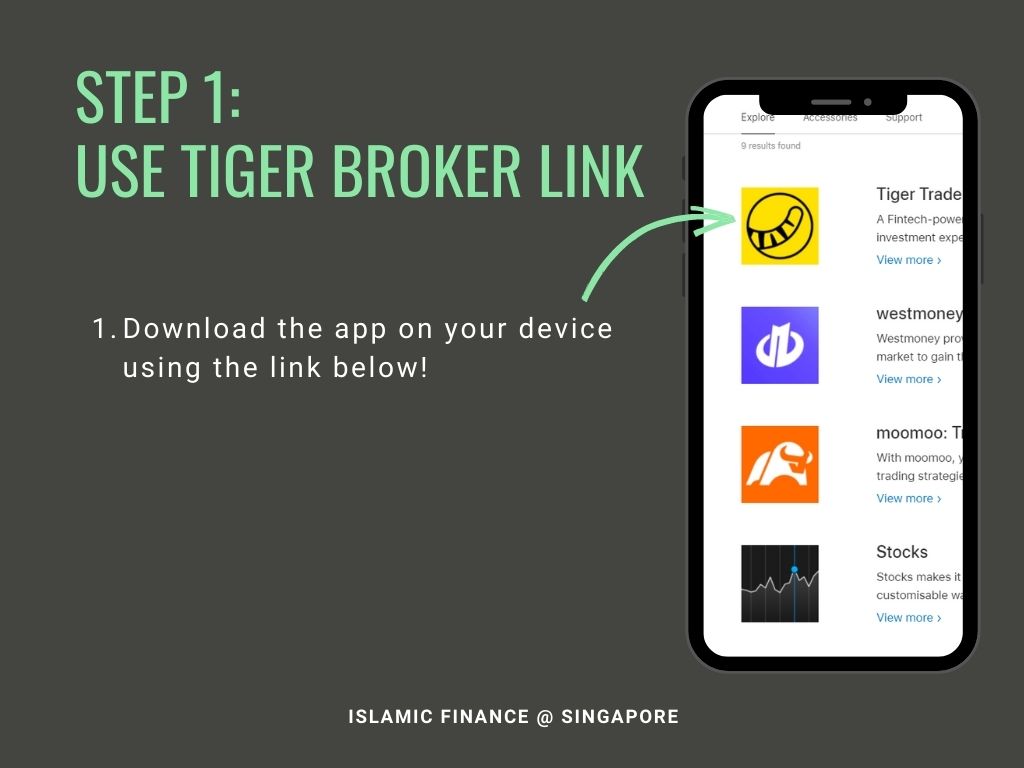 Use tiger Broker Link