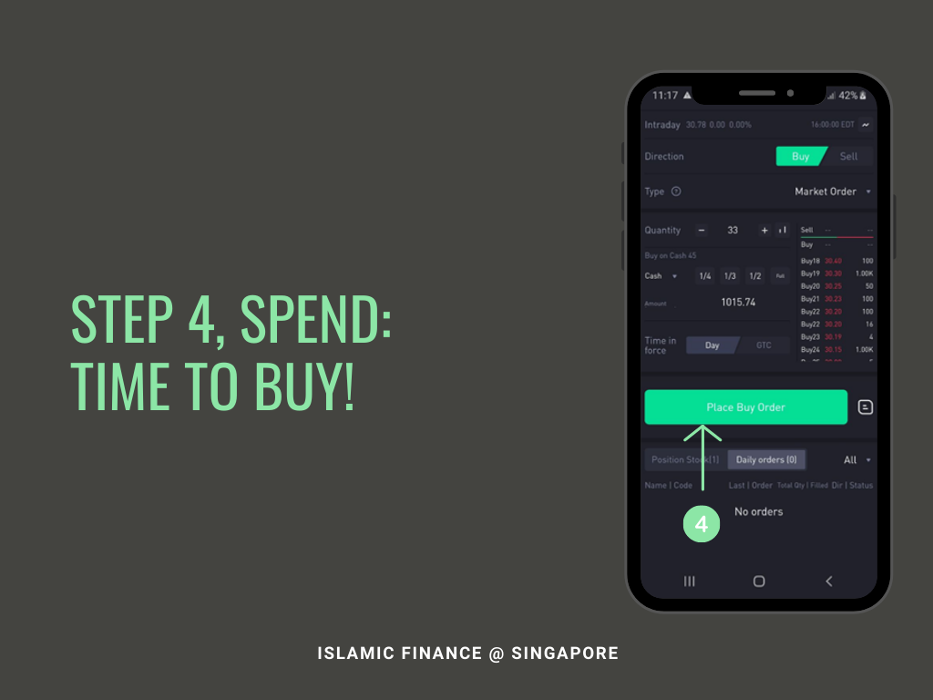 Step 4, Spend, Time To Buy!